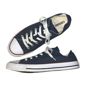 Converse Unisex All Star Low Top Blue Sneakers - Men’s 8 / Women’s 10
